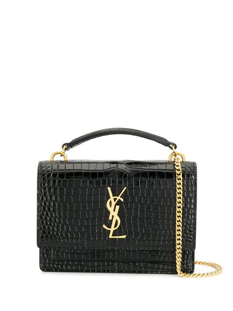 crocodile skin ysl bag